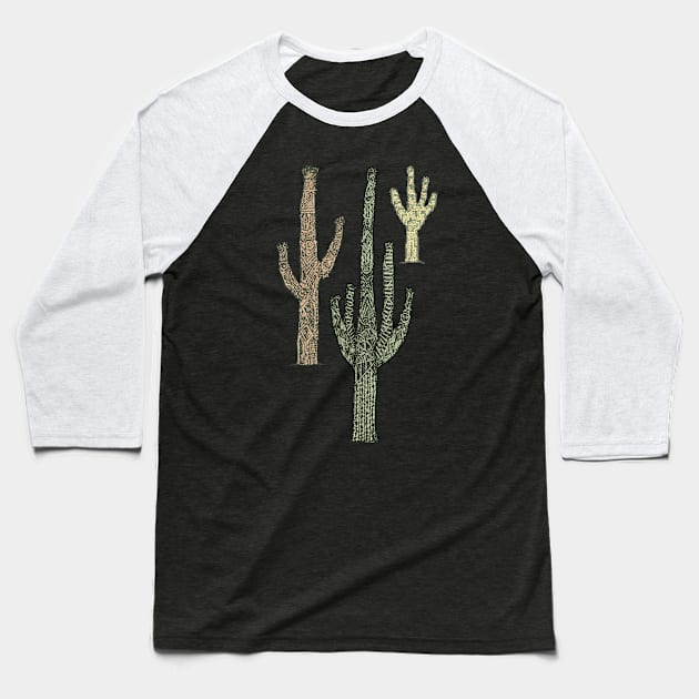 Cactus Baseball T-Shirt by Hinterlund